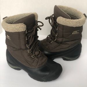 Sorel Snowboots Olive Green US 6 Waterproof